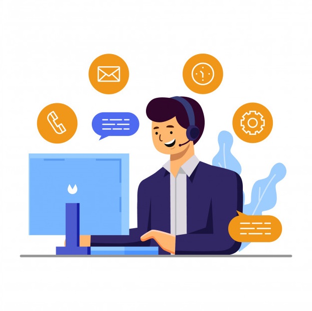 Customer support vector image