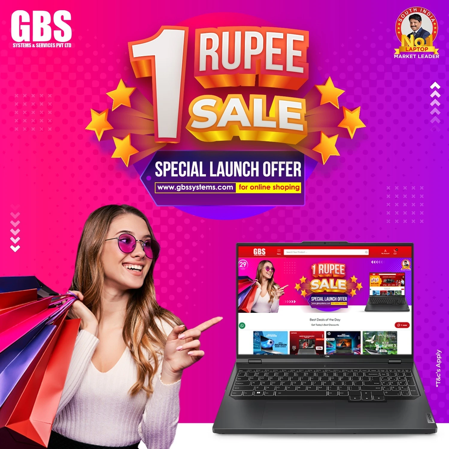 Lenovo One Rupees Offers